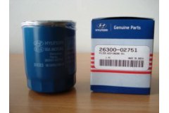 Фильтр масляный для MAZDA 2 (DE) 1.3 MZR 2010-2015, код двигателя ZJ-VE, V см3 1349, кВт 62, л.с. 84, бензин, Hyundai-KIA 2630002751